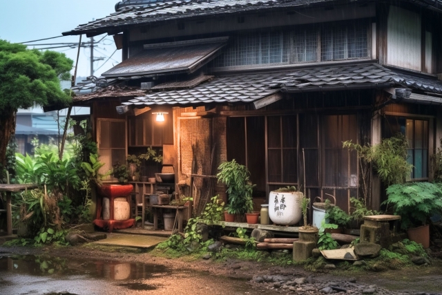 岡山　解体前の戸建て