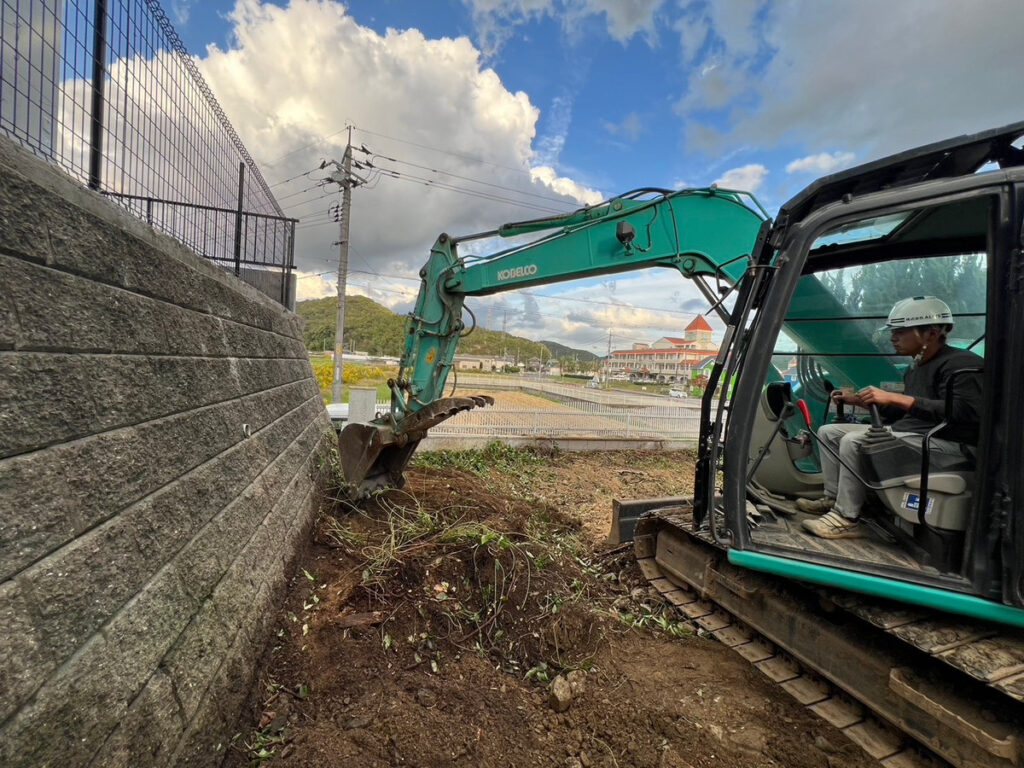 岡山　解体後の整地