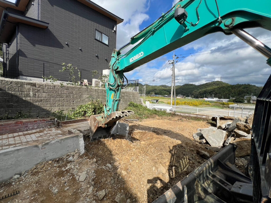 解体現場　岡山