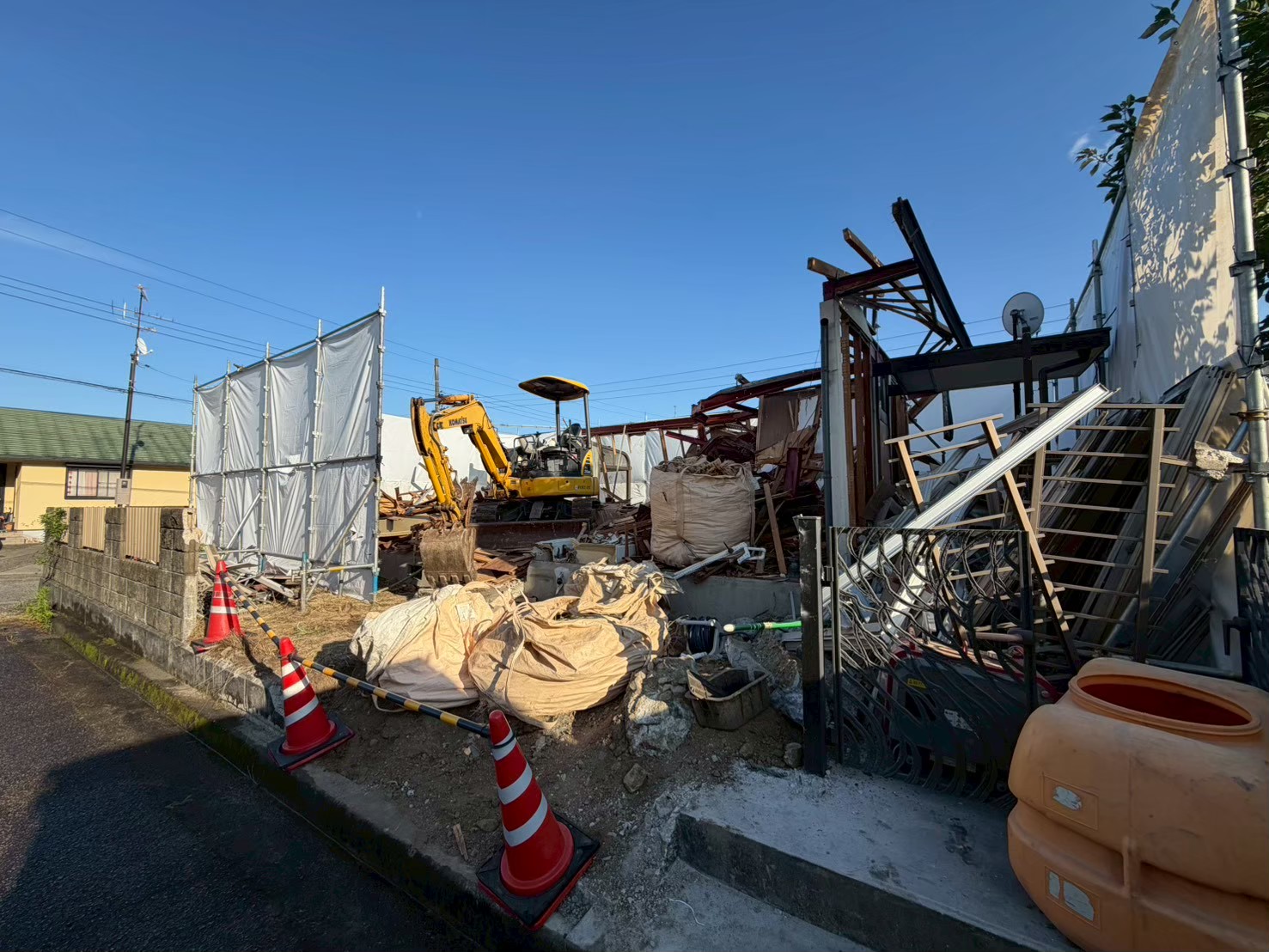 【現場レポート】お家が更地になるまで！解体工事の後半戦〜赤磐市山陽での施工事例〜