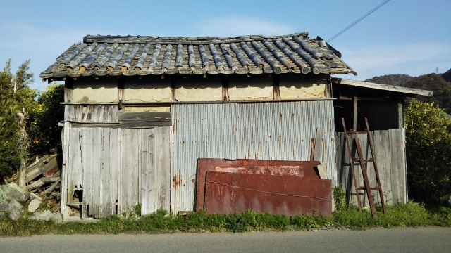 岡山 解体前の倉庫